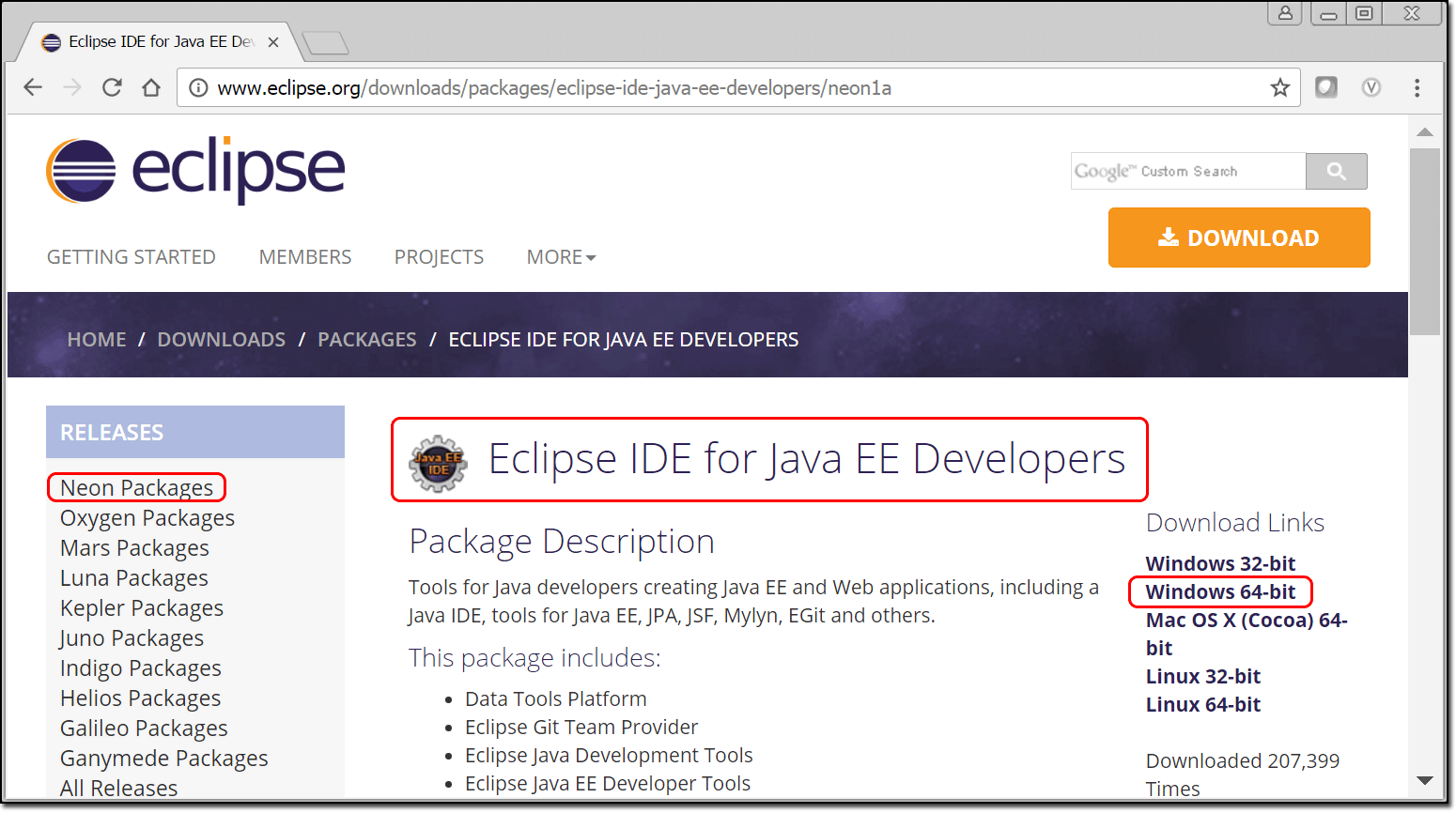 Download eclipse for java programming